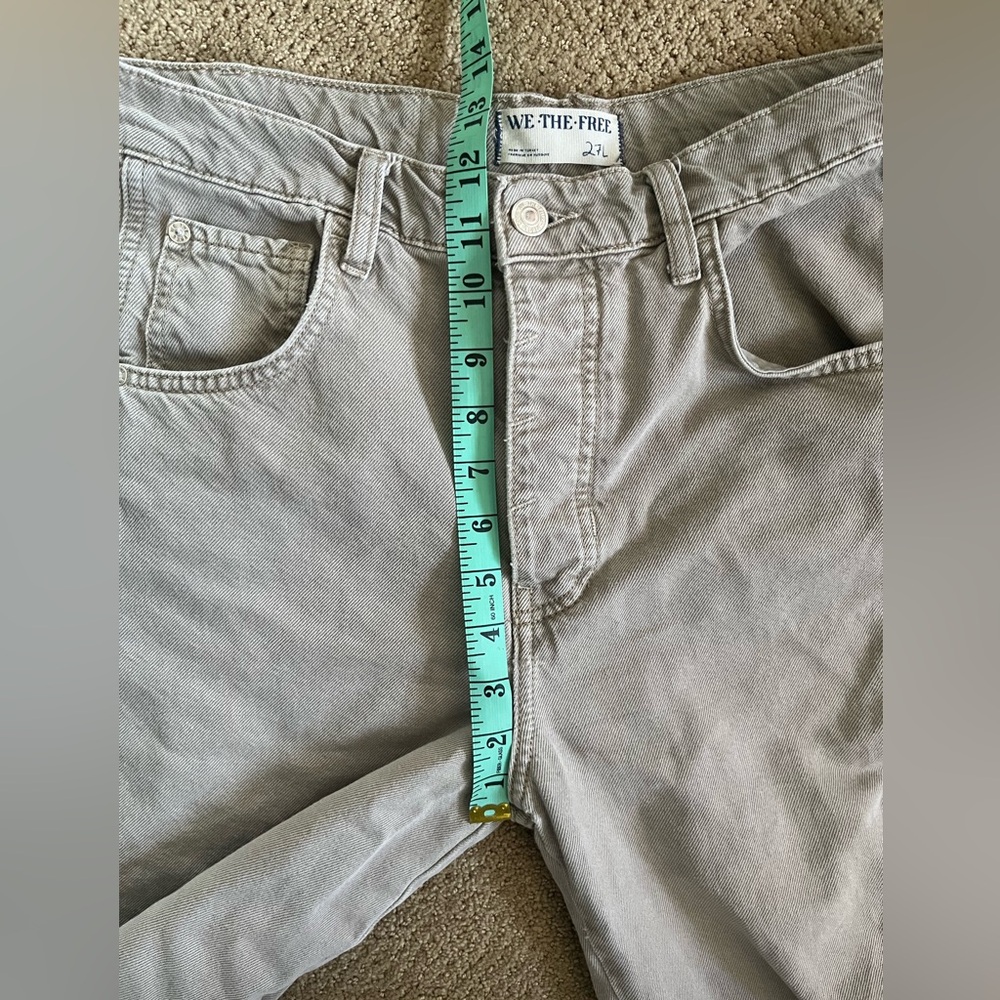 WeTheFree Good Luck barrel jeans, 27L - Picture 6 of 7